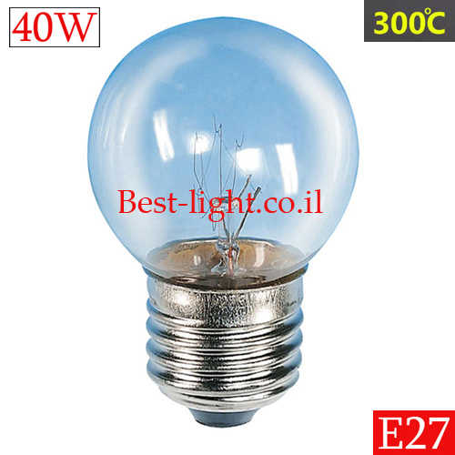 נורת ליבון להט לתנור E27 40W