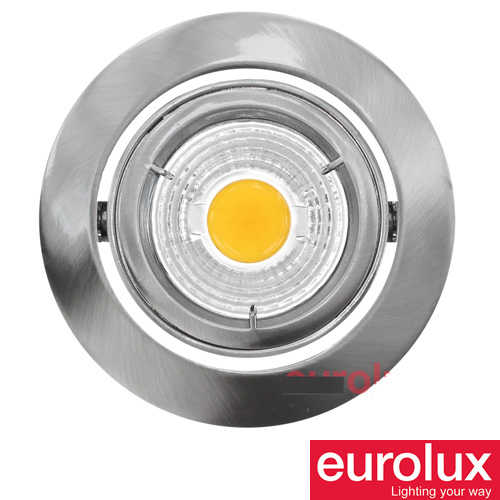 שקוע תקרה עגול ⦰93mm מתכוונן ניקל Eurolux דגם DL-2014/SH