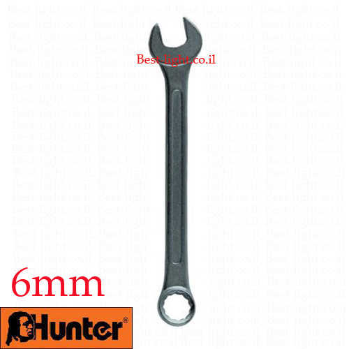 מפתח רינג פתוח 6 מ''מ Hunter