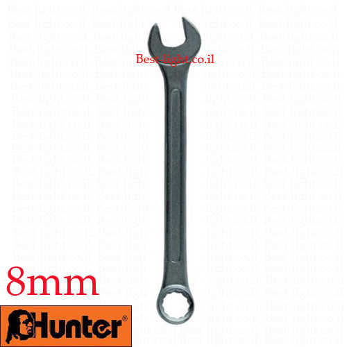 מפתח רינג פתוח 8 מ''מ Hunter