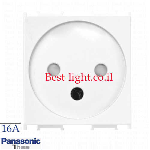 שקע כוח ישראלי 16A לבן Panasonic Thea