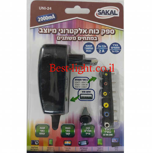 ספק כוח אלקטרוני מתח משתנה SAKAL 2A 3-12V