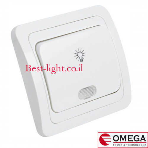לחצן חדר מדרגות מואר OMEGA סדרת ברק